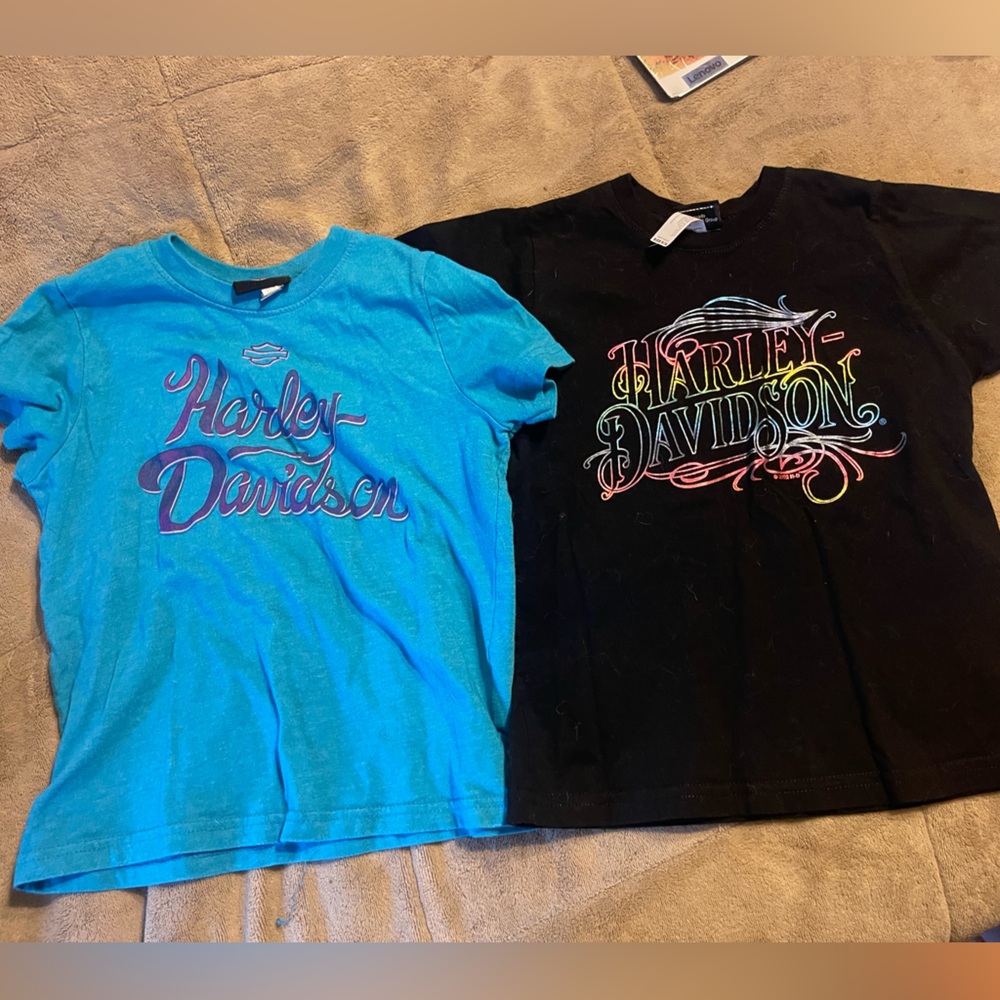 Girls Harley Davison shirts